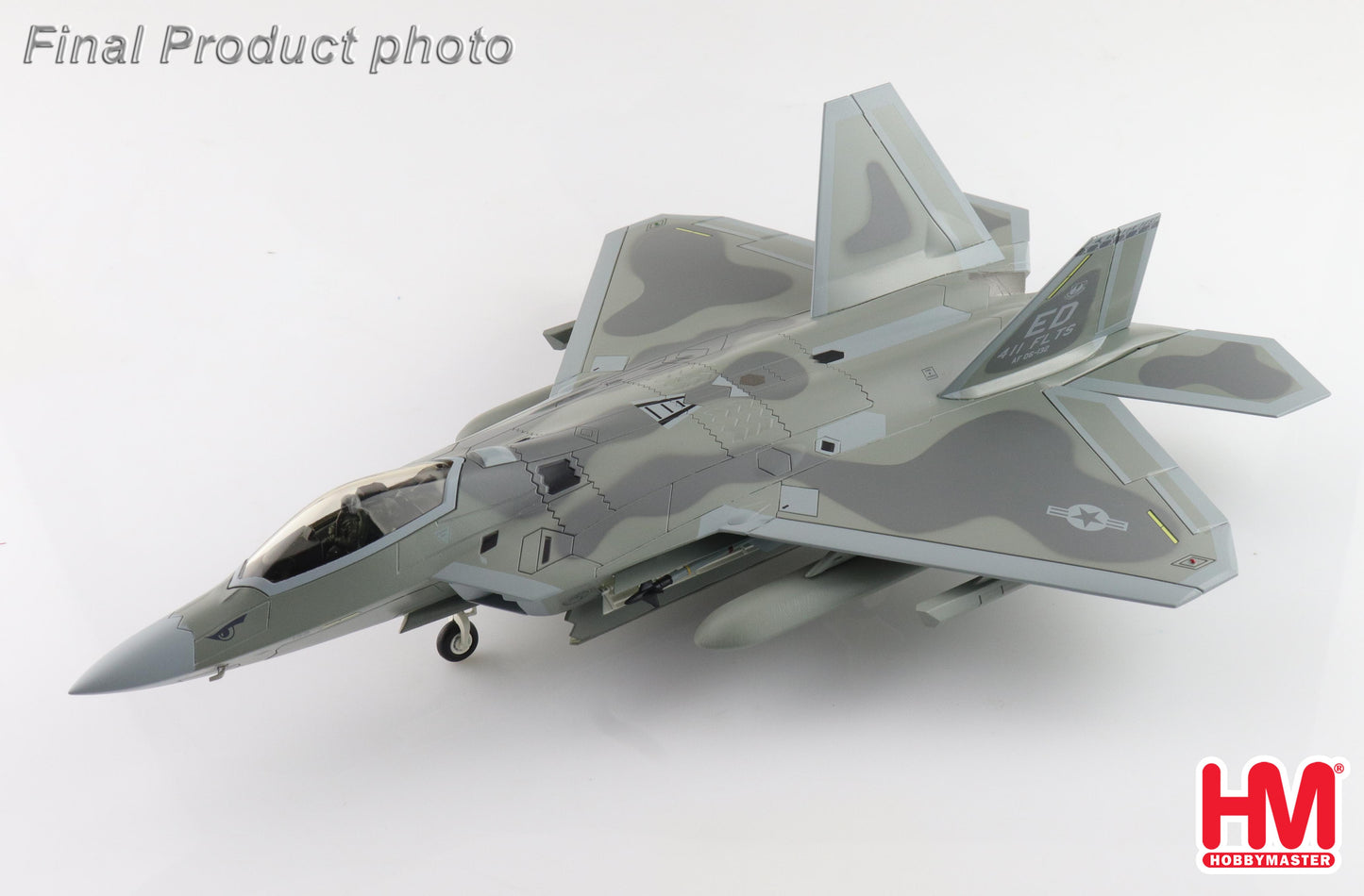 1/72 F-22 Raptor (with Steathy Pods) AF06-132 411 FLTS Edwards AFB 2022