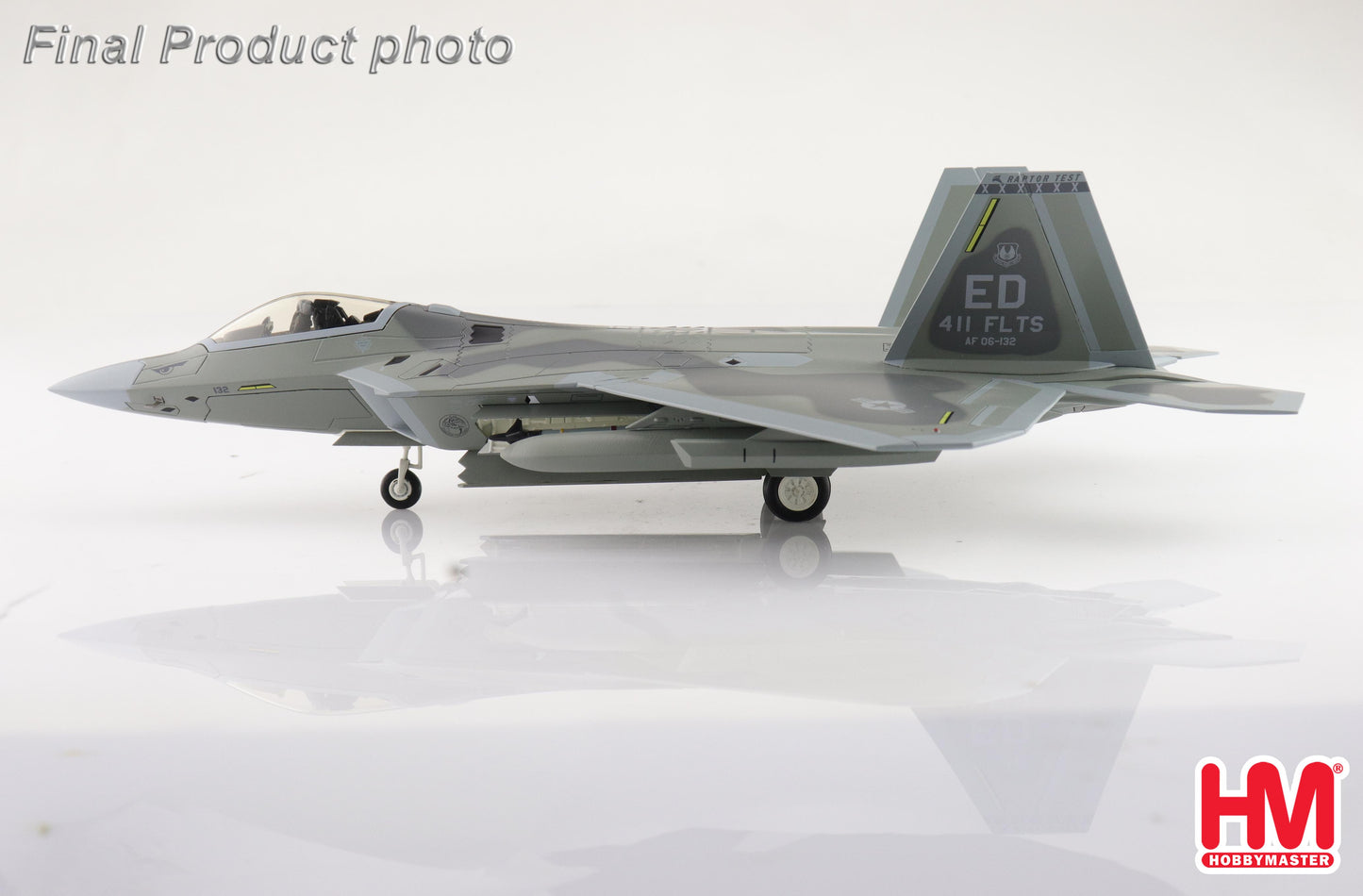 1/72 F-22 Raptor (with Steathy Pods) AF06-132 411 FLTS Edwards AFB 2022