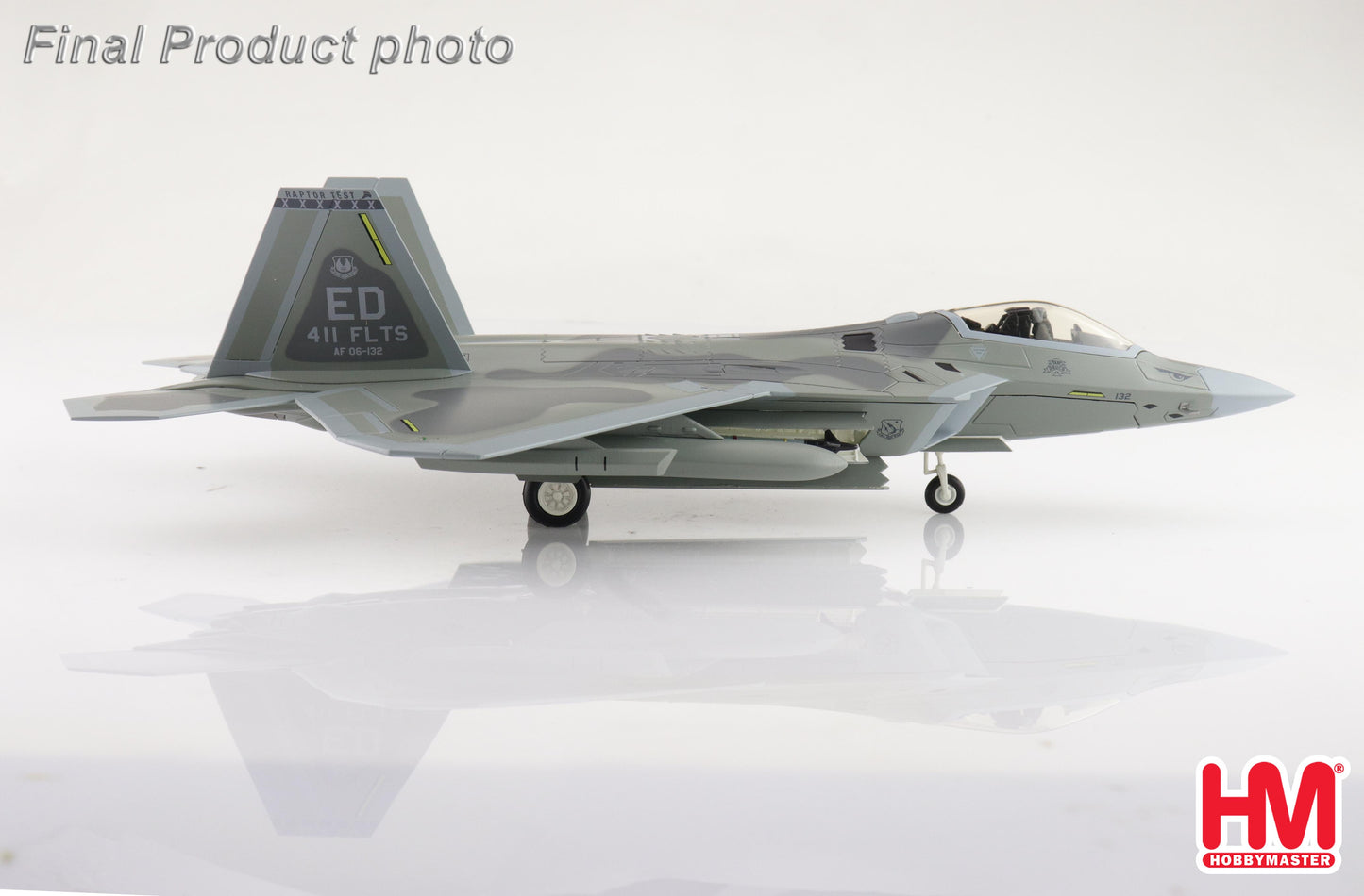 1/72 F-22 Raptor (with Steathy Pods) AF06-132 411 FLTS Edwards AFB 2022