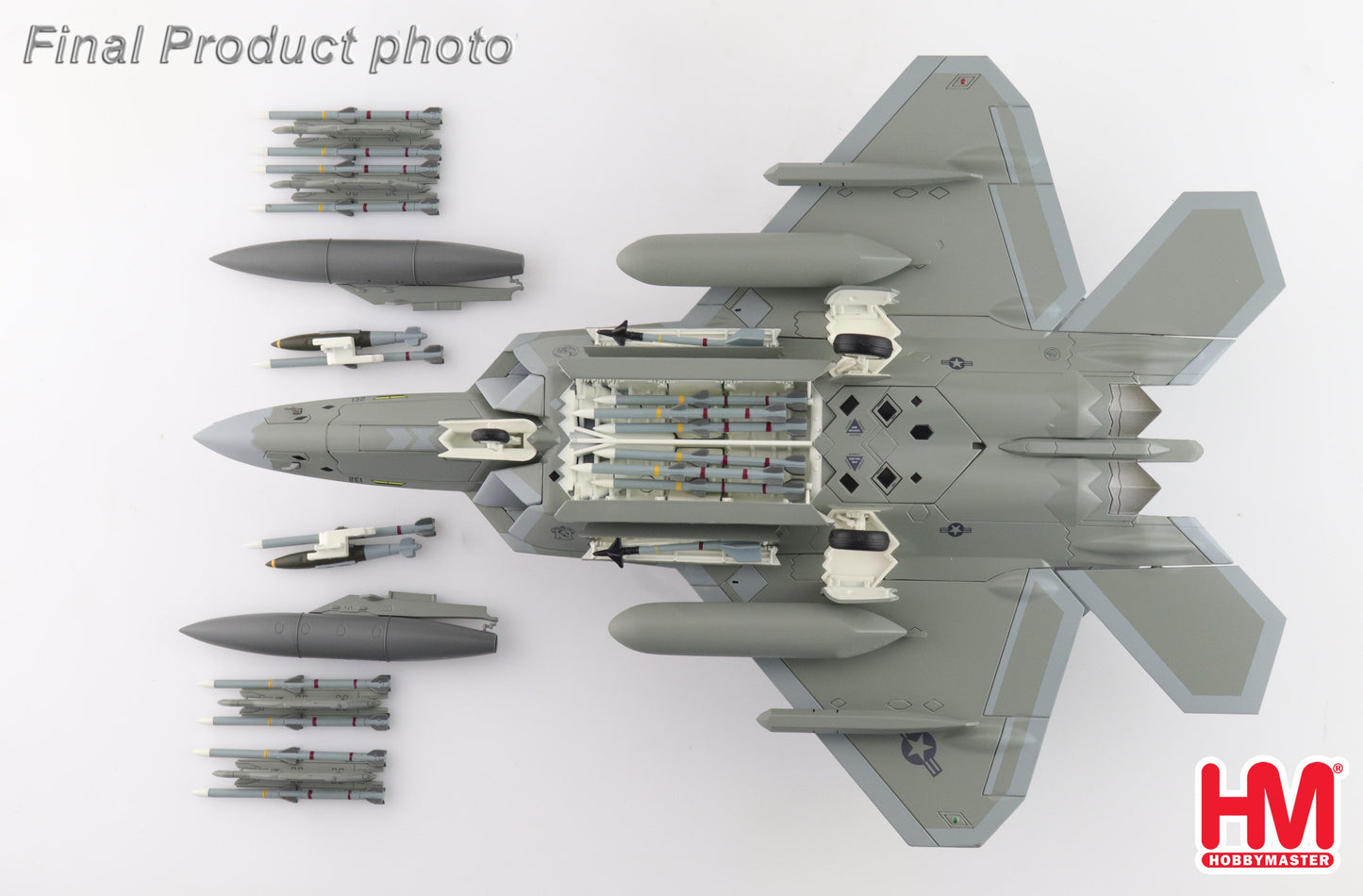 1/72 F-22 Raptor (with Steathy Pods) AF06-132 411 FLTS Edwards AFB 2022