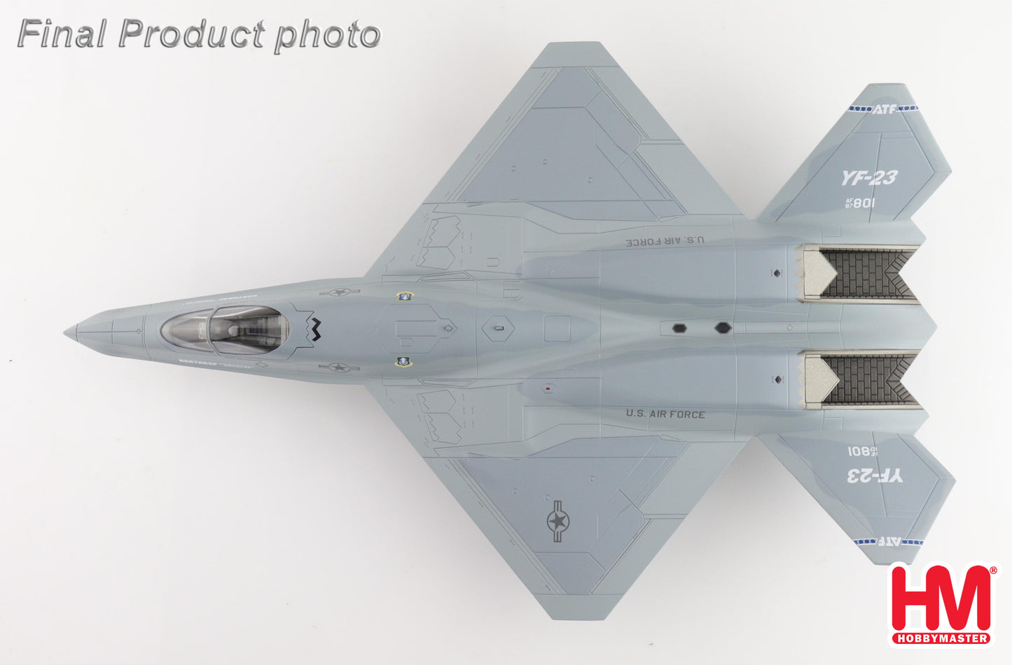 1/72 YF-23 "Gray Ghost" PAV-2 AF Ser.No.87-08011990 (with 3 xAIM-1202 xAIM-9)