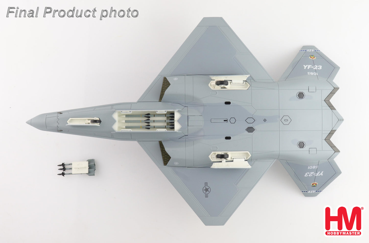 1/72 YF-23 "Gray Ghost" PAV-2 AF Ser.No.87-08011990 (with 3 xAIM-1202 xAIM-9)
