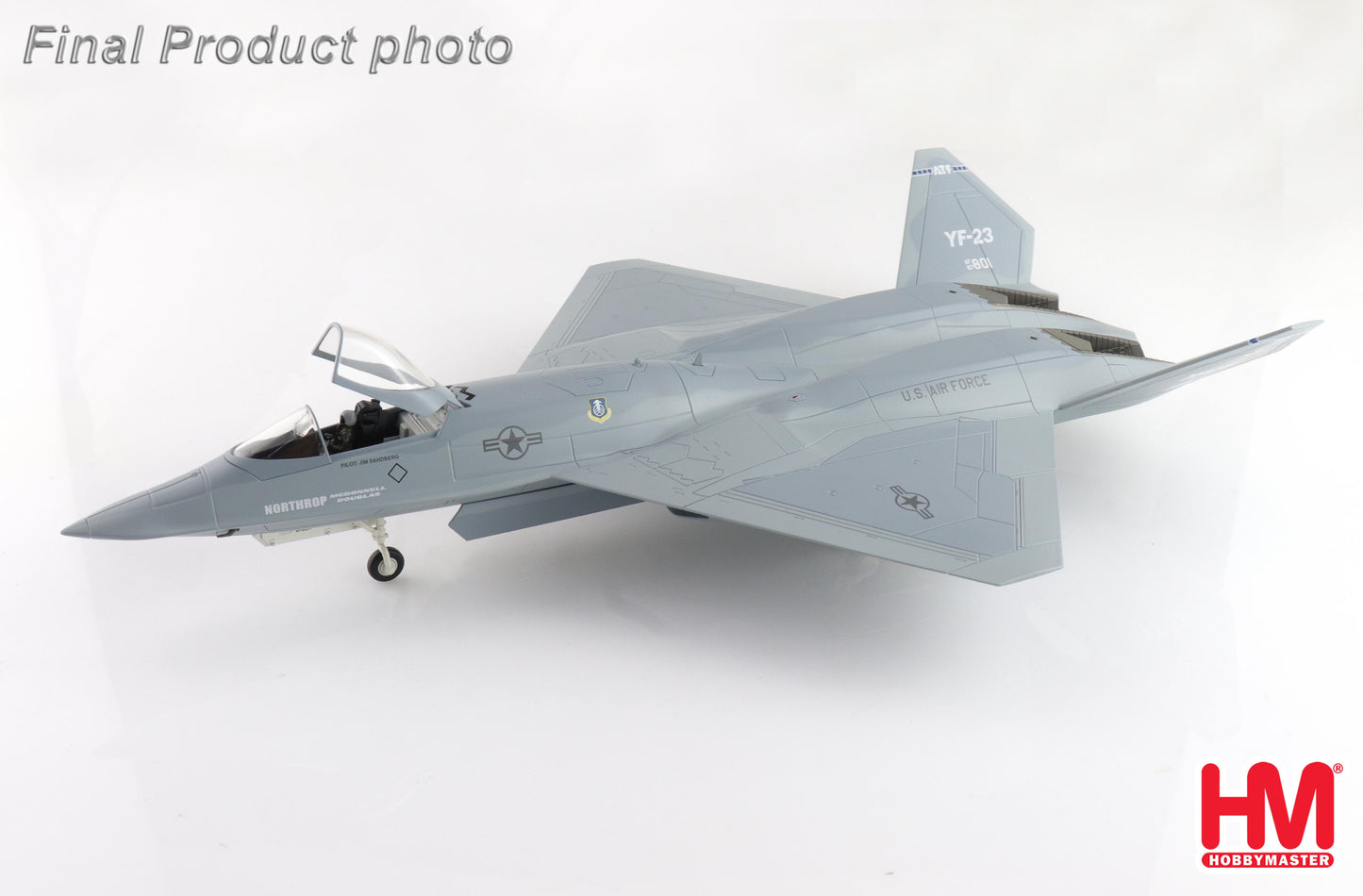 1/72 YF-23 "Gray Ghost" PAV-2 AF Ser.No.87-08011990 (with 3 xAIM-1202 xAIM-9)