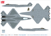 1/72 YF-23 "Gray Ghost" PAV-2 AF Ser.No.87-08011990 (with 3 xAIM-1202 xAIM-9)