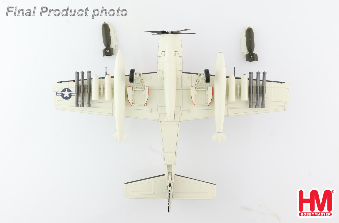 1/72 A-1H Skyraider 412 VA-176 USS Intrepid 1966