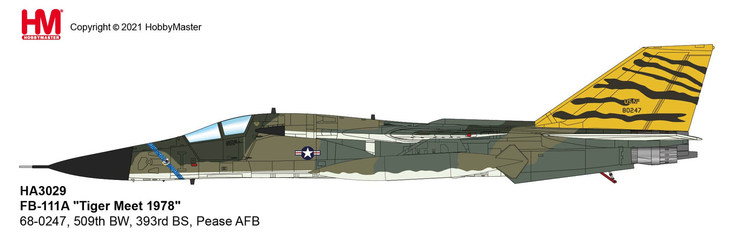 1/72 FB-111A â€œTiger Meet 1978â€� 68-0247 509th BW 393rd BS Pease AFB