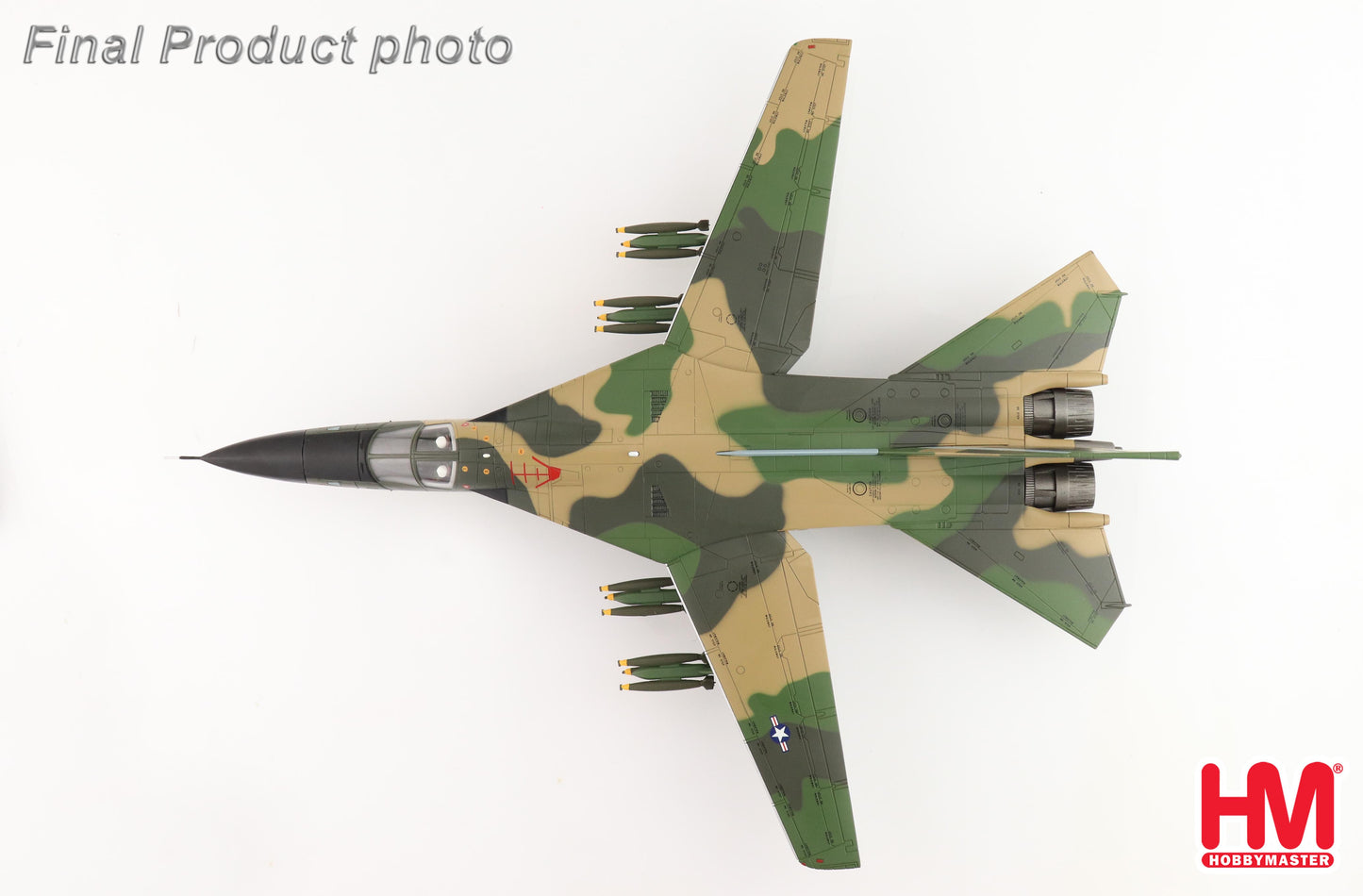 1/72 F-111A "Combat Lancer" 66-0022 USAF Takhli RTAFB 1968 (with 24 x Early Mk.82 Bomb)