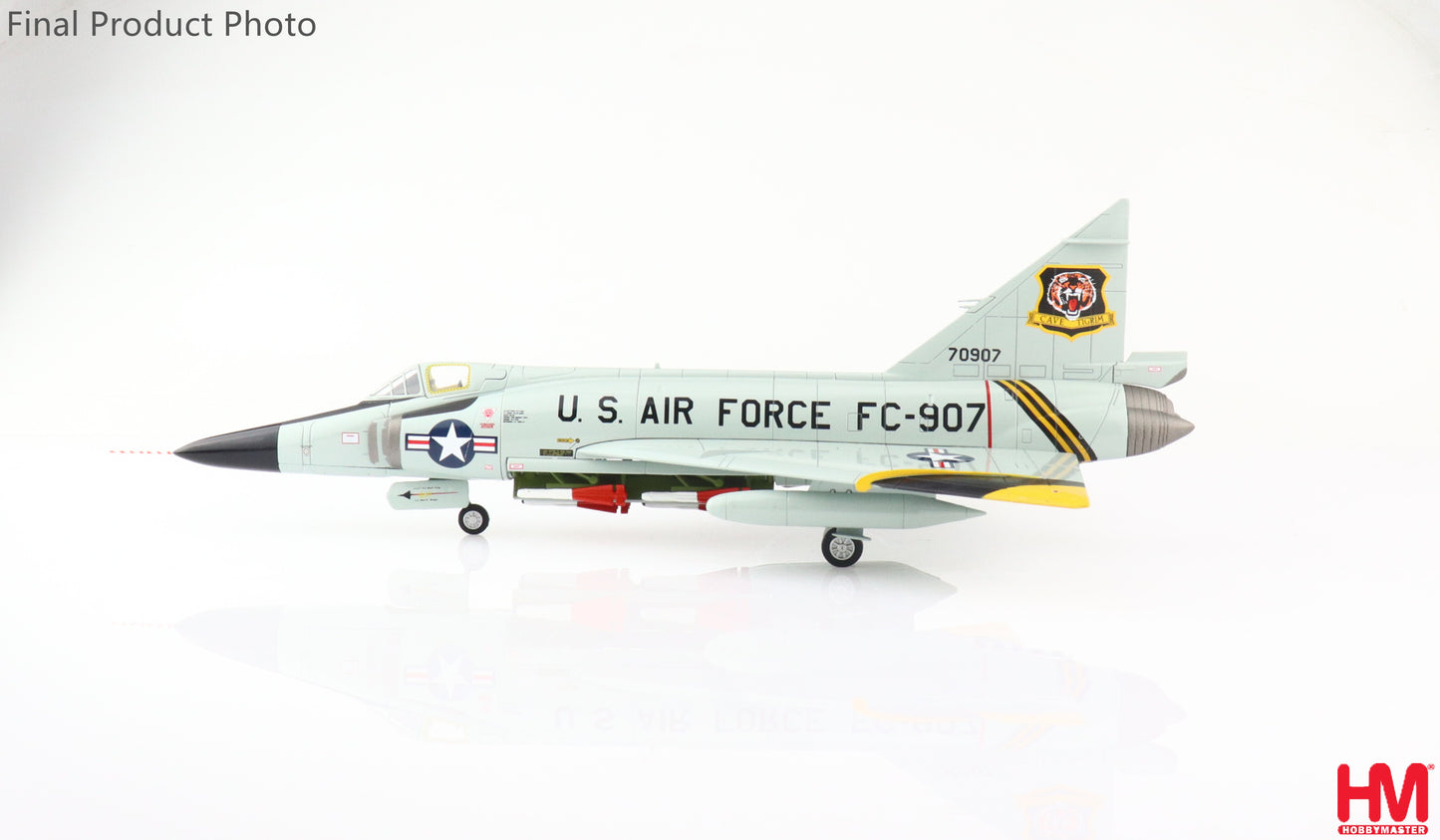 1/72 F-102A Delta Dagger USAF #70907 460th FIS Cave Tigrim 337th FG Portland Air National Guard Base 1962