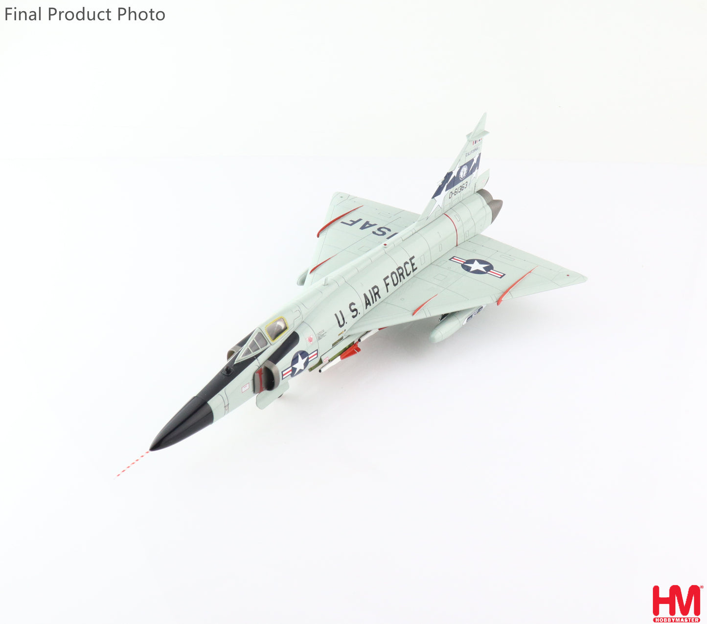 1/72 F-102A Delta Dagger USAF 0-61363 196 FIS 163 FIG California Air National Guard Early 1970s