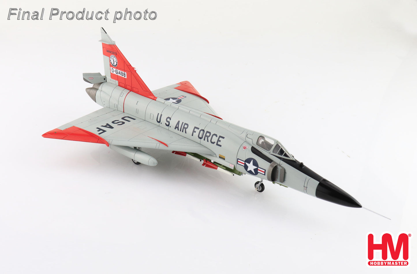 1/72 F-102A Delta Dagger 56-1488 179 FIS Minnesota ANG 1966 (Case XX Wing)