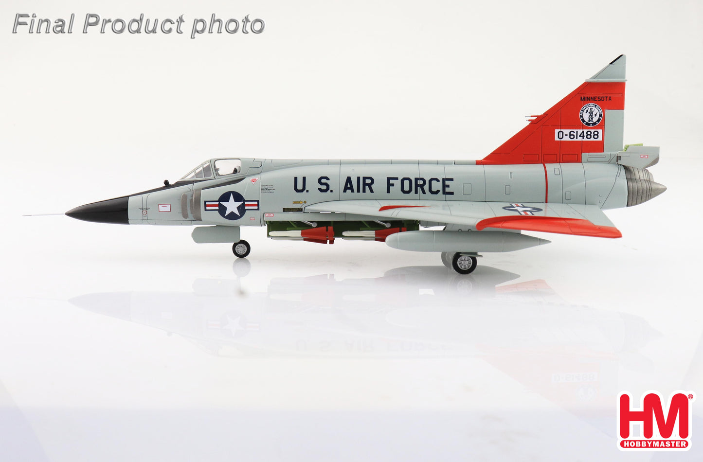 1/72 F-102A Delta Dagger 56-1488 179 FIS Minnesota ANG 1966 (Case XX Wing)