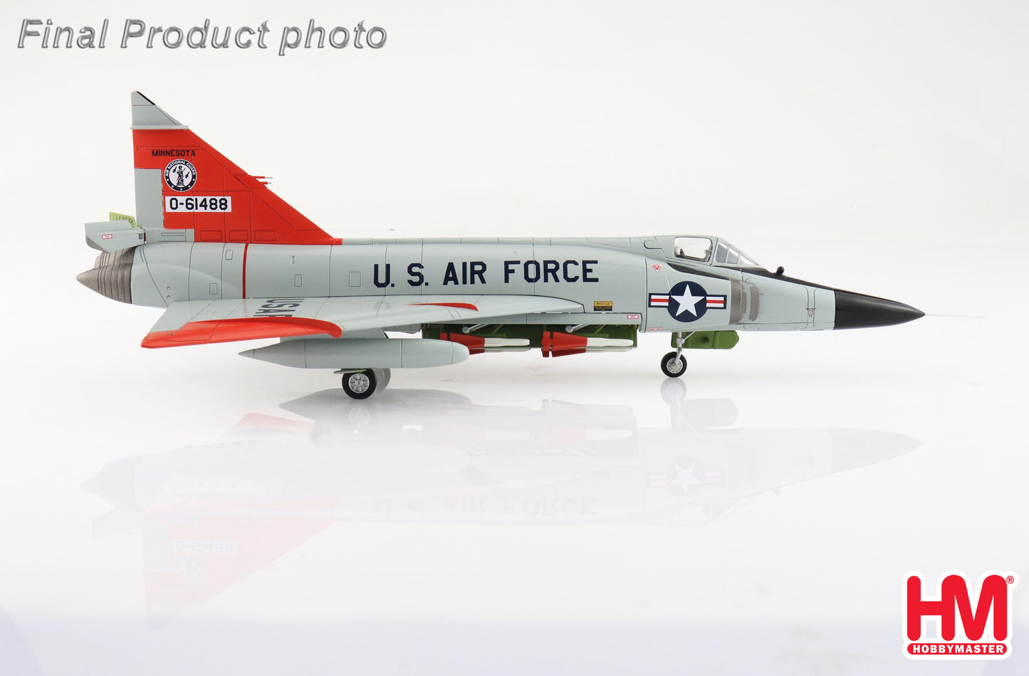 1/72 F-102A Delta Dagger 56-1488 179 FIS Minnesota ANG 1966 (Case XX Wing)