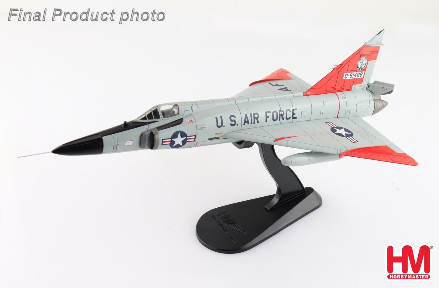 1/72 F-102A Delta Dagger 56-1488 179 FIS Minnesota ANG 1966 (Case XX Wing)
