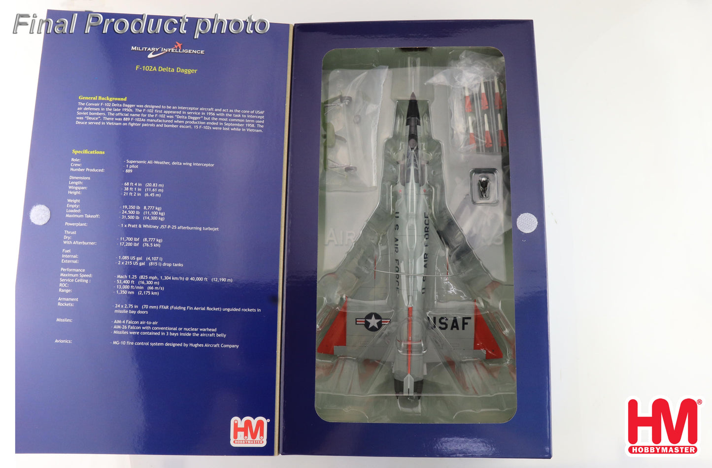 1/72 F-102A Delta Dagger 56-1488 179 FIS Minnesota ANG 1966 (Case XX Wing)