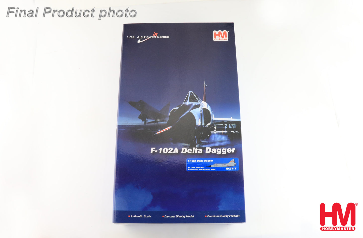 1/72 F-102A Delta Dagger 54-1373 199th FIS Hawaii ANG 1960s (Case X Wing)