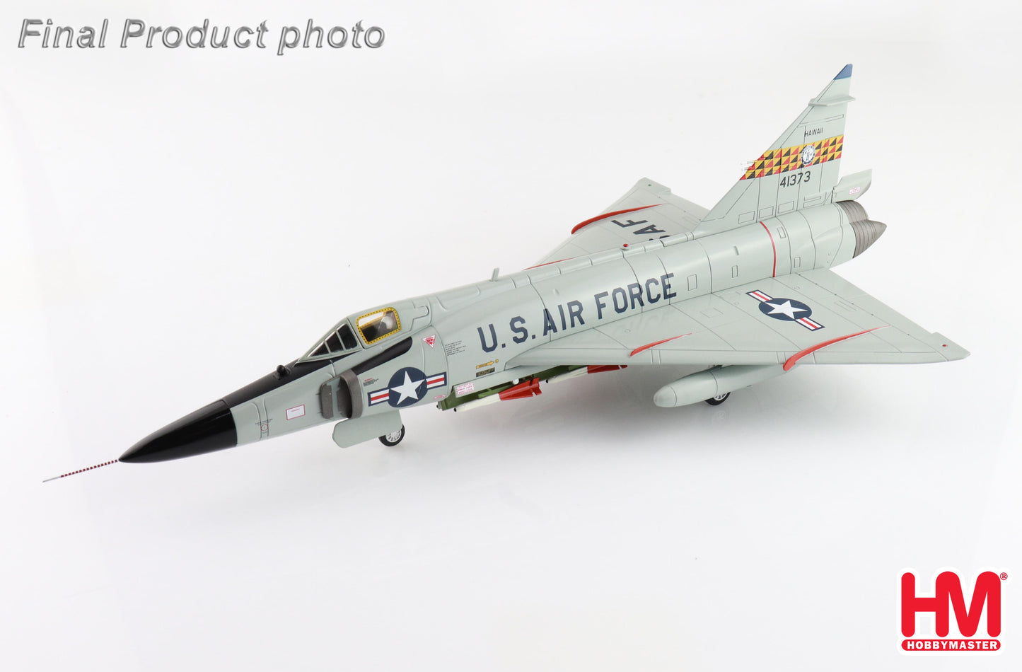 1/72 F-102A Delta Dagger 54-1373 199th FIS Hawaii ANG 1960s (Case X Wing)