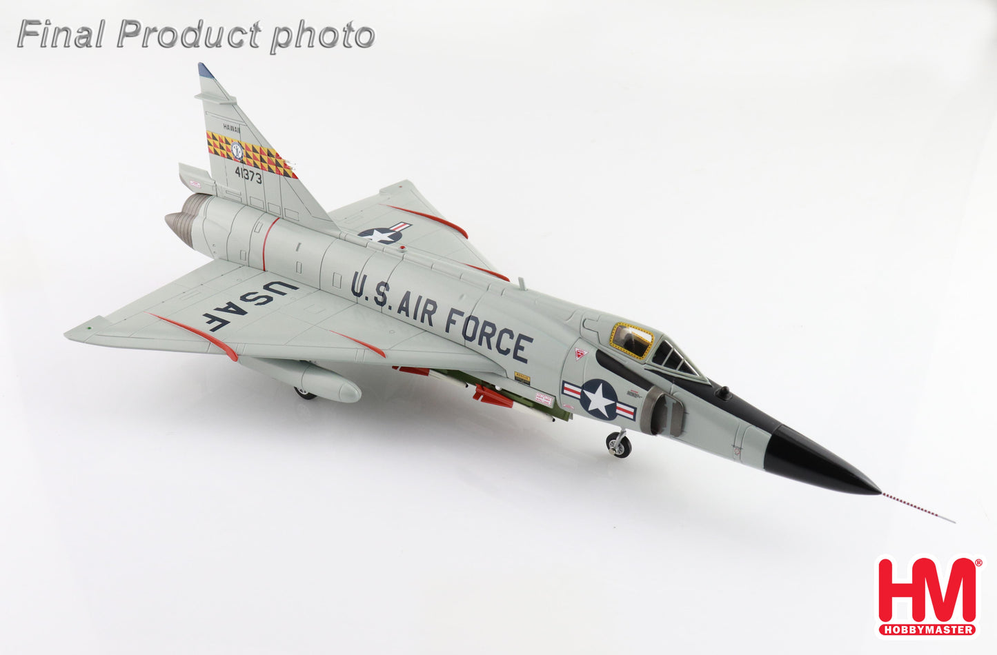1/72 F-102A Delta Dagger 54-1373 199th FIS Hawaii ANG 1960s (Case X Wing)