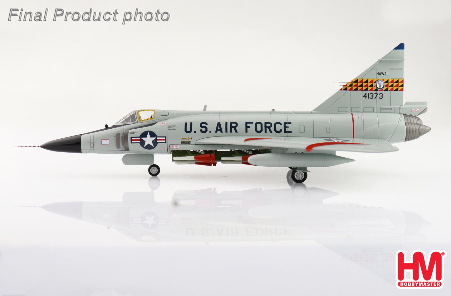 1/72 F-102A Delta Dagger 54-1373 199th FIS Hawaii ANG 1960s (Case X Wing)