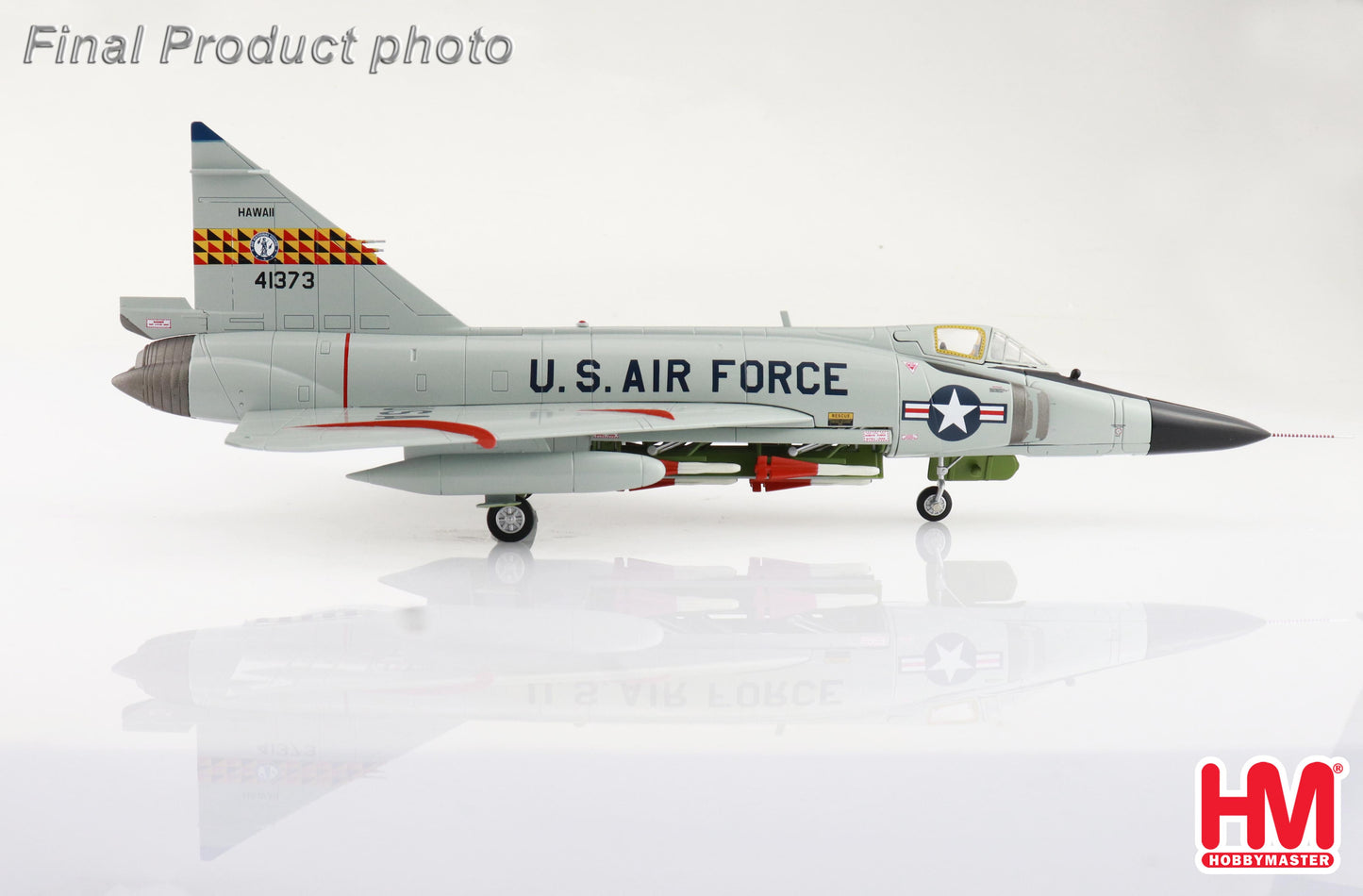 1/72 F-102A Delta Dagger 54-1373 199th FIS Hawaii ANG 1960s (Case X Wing)