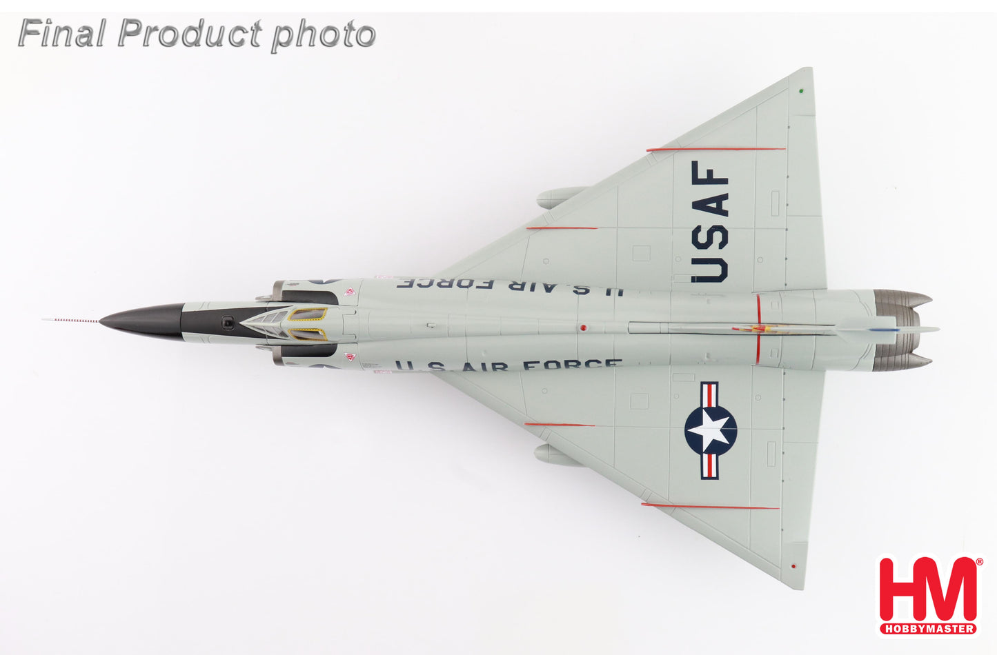 1/72 F-102A Delta Dagger 54-1373 199th FIS Hawaii ANG 1960s (Case X Wing)