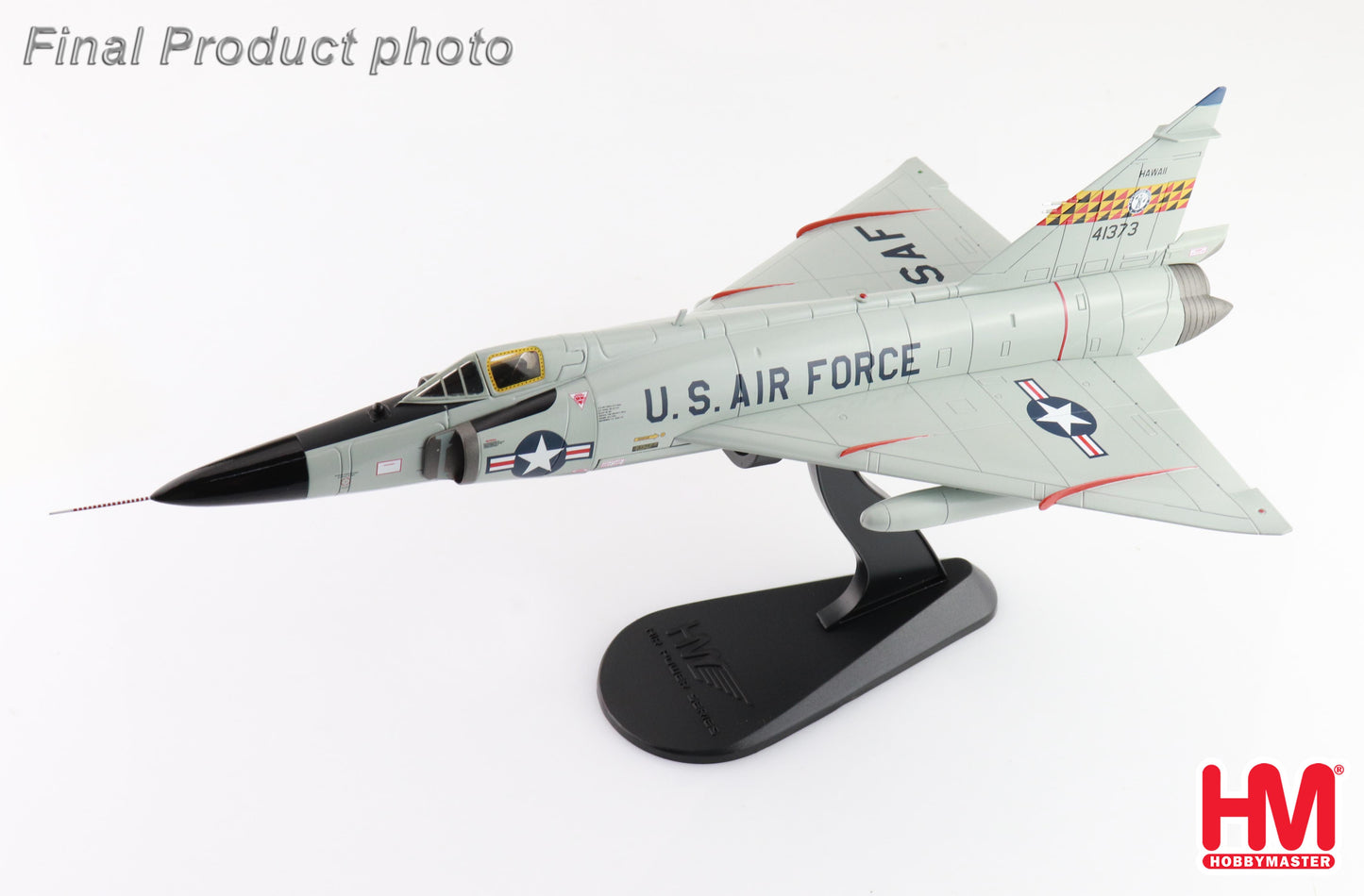 1/72 F-102A Delta Dagger 54-1373 199th FIS Hawaii ANG 1960s (Case X Wing)