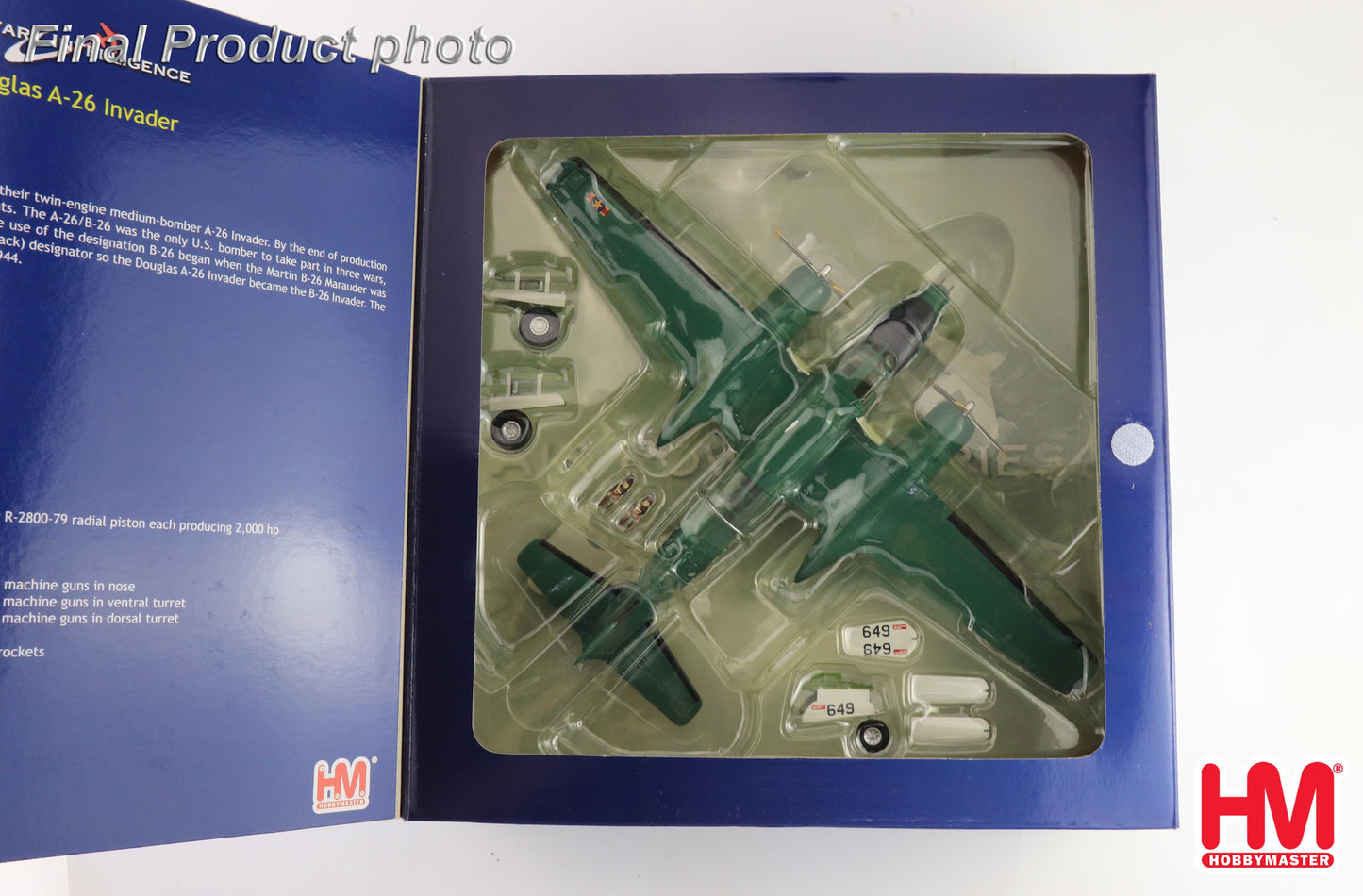 1/72Â B-26K Counter Invader 64-17649 Congolese Air Force Brazzaville 1965 (with 4 x LAU Rocket Launchers)