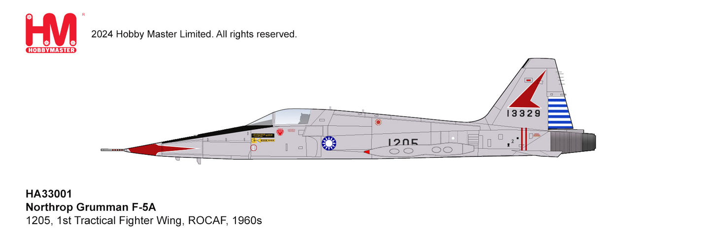 1/72 F-5A 1205 1st Tactical Fighter Wing ROCAF1960s