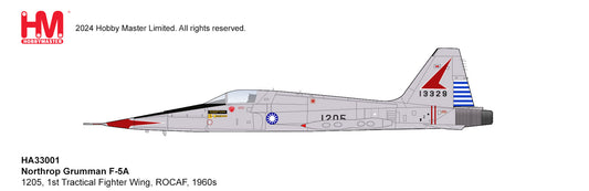 1/72 F-5A 1205 1st Tactical Fighter Wing ROCAF1960s