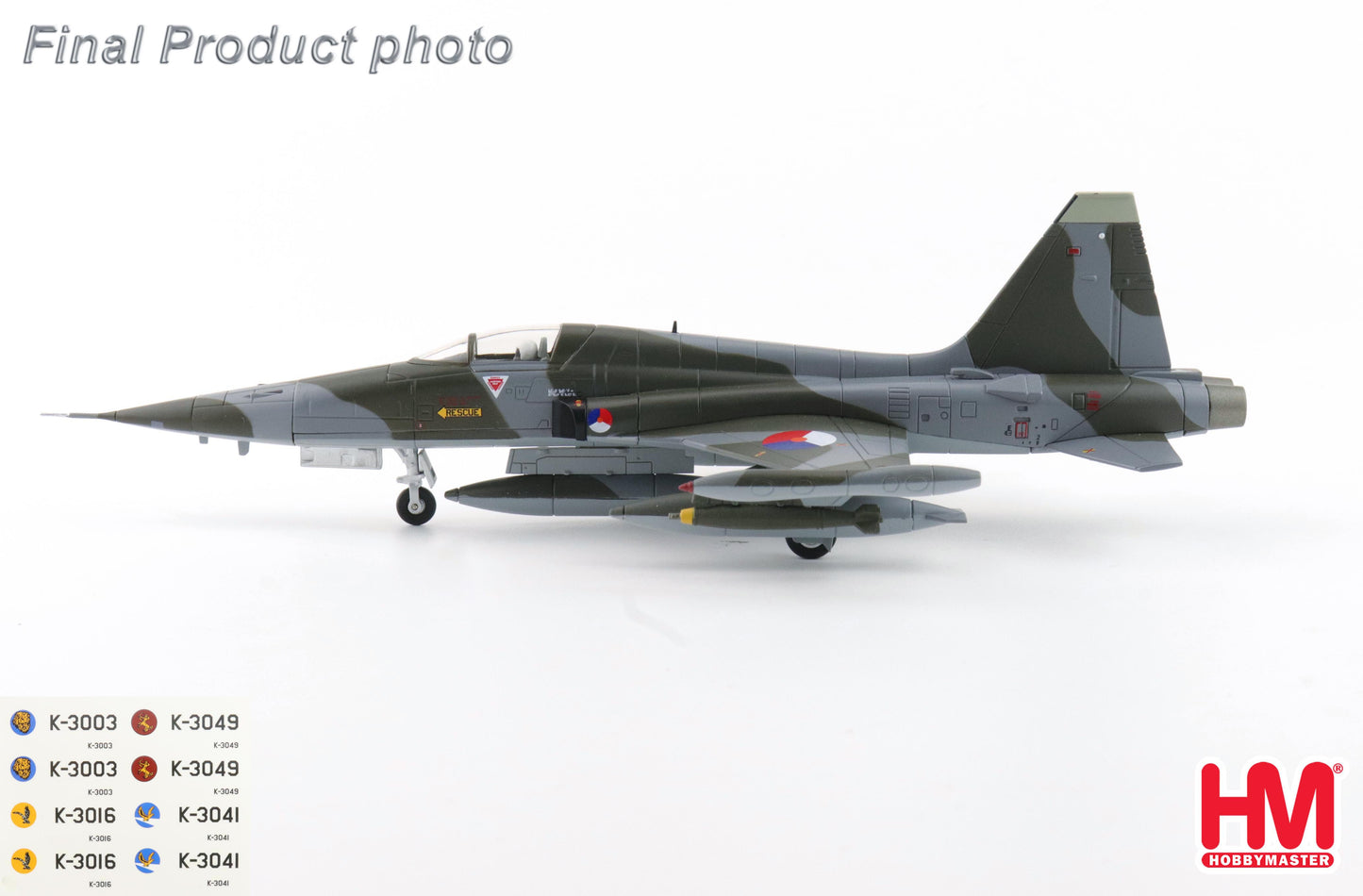 1/72 NF-5A Freedom Fighter RNLAF 1970s (with Decal for 5 Planes)