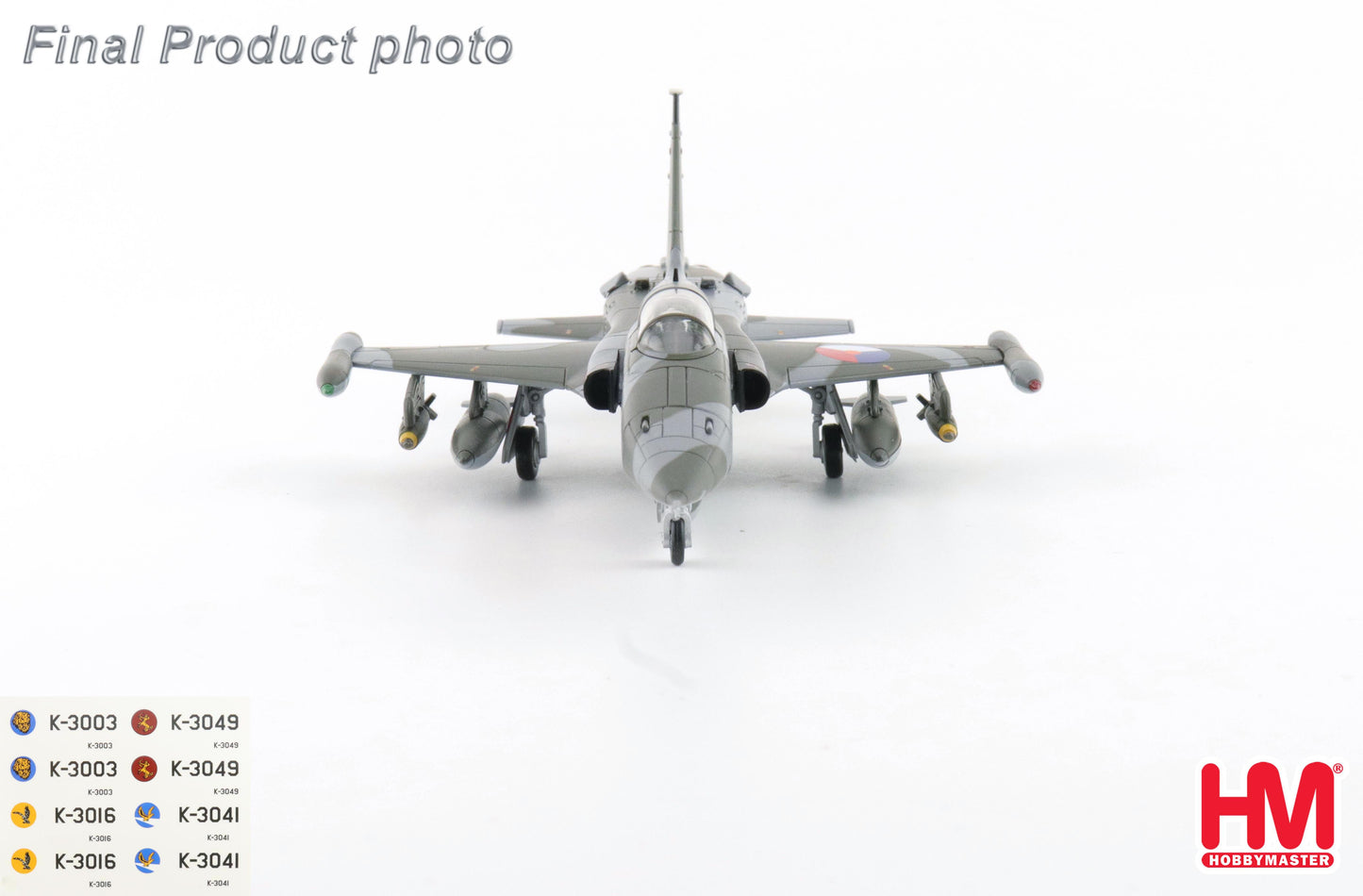 1/72 NF-5A Freedom Fighter RNLAF 1970s (with Decal for 5 Planes)