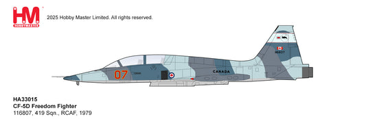 1/72 CF-5D Freedom Fighter 116807 419 Sqn. RCAF ca.1979