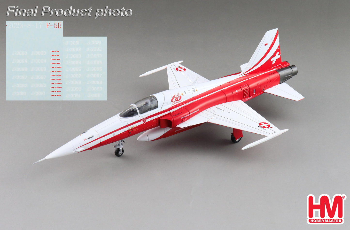 1/72 F-5E Tiger II Patrouille Suisse "60th Anniversary" 2024