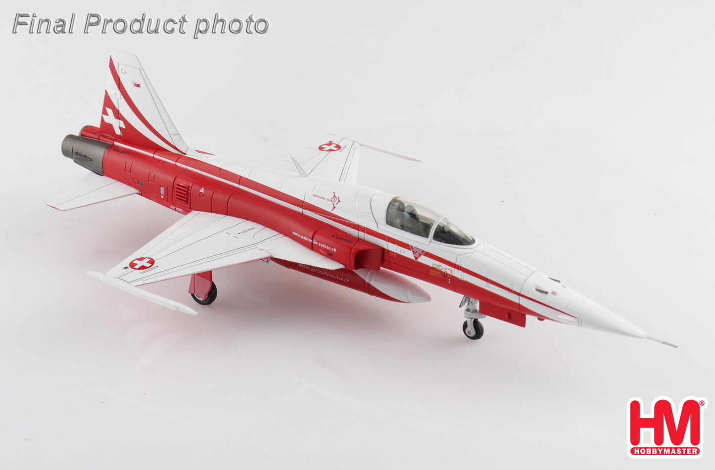 1/72 F-5E "Patrouille Suisse 2025" (with Decals for Pilot Names & Plane Numbers)