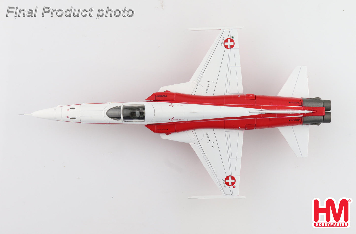 1/72 F-5E "Patrouille Suisse 2025" (with Decals for Pilot Names & Plane Numbers)