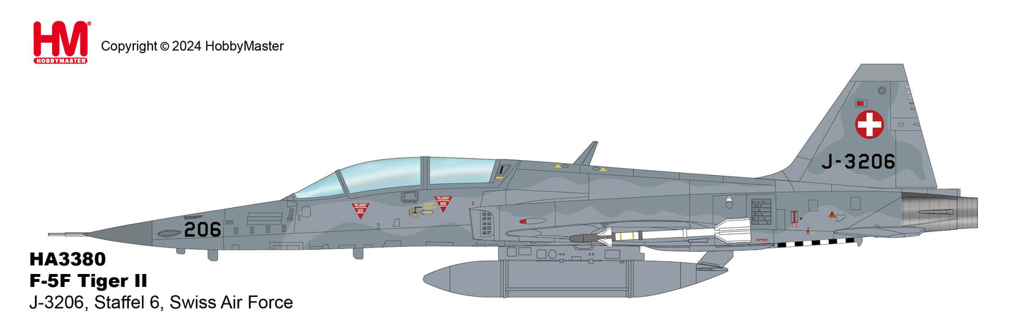 1/72 F-5F Tiger II J-3206 Staffel 6 Swiss Air Force