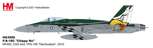 1/72 F/A-18C "Chippy Ho" NF400 CAG bird VFA-195 "Dambusters" 2010