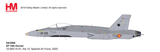 1/72 EF-18A Hornet 12-09/C15-51 Ala 12 Spanish Air Force 2020