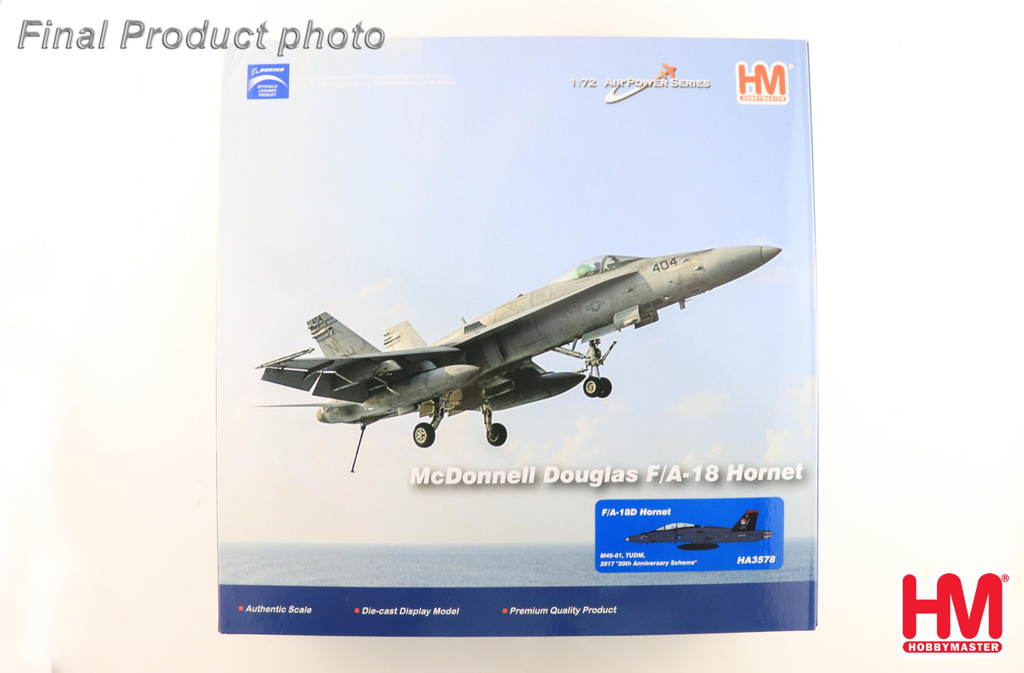 1/72 F/A-18D Hornet M45-01 TUDM 2017 "20th Anniversary Scheme"