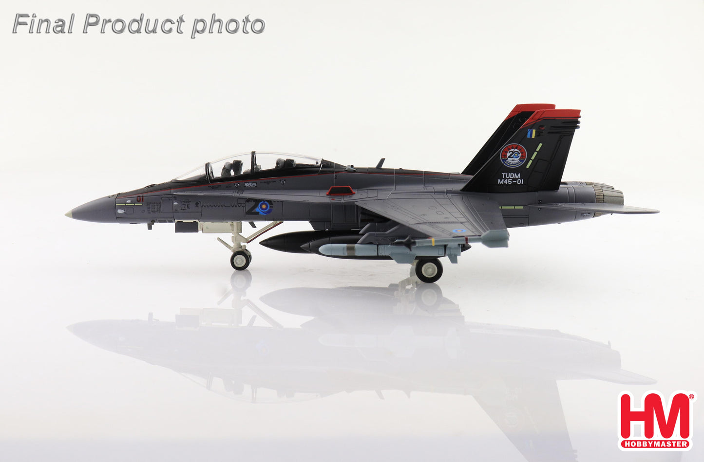 1/72 F/A-18D Hornet M45-01 TUDM 2017 "20th Anniversary Scheme"