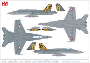 1/72Â F/A-18C "Swiss AF 2003 Tiger Meet" J-5011 Staffel 11 Swiss Air Force