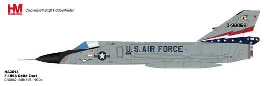 1/72 F-106A Delta Dart 0-90062 84th FIS 1970s