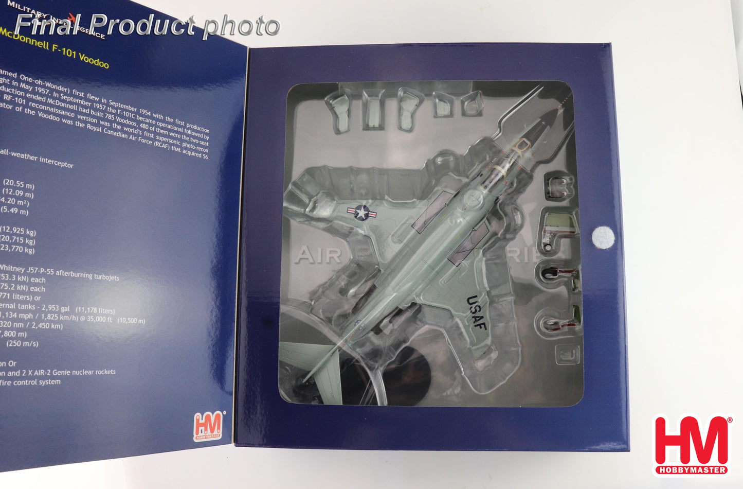1/72 F-101B Vooodoo "The Happy Hooligans" 58-0291 USAF 1975