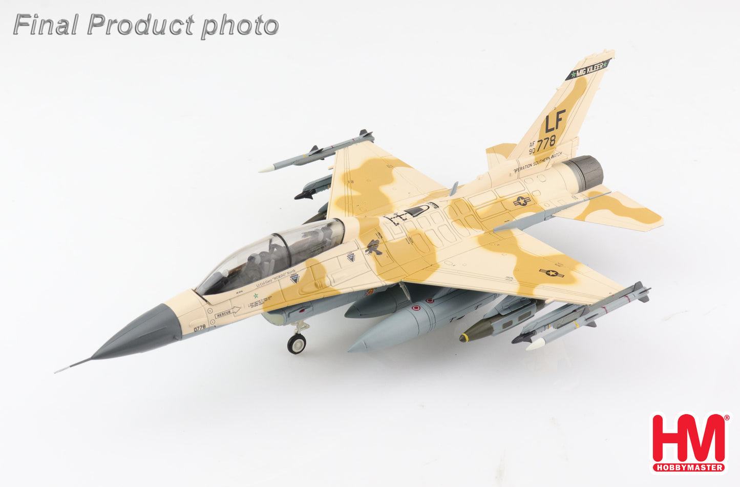 1/72 F-16D Fighting Falcon â€œMiG Killerâ€� 90-0778 310th FS Luke AF Base June 2022