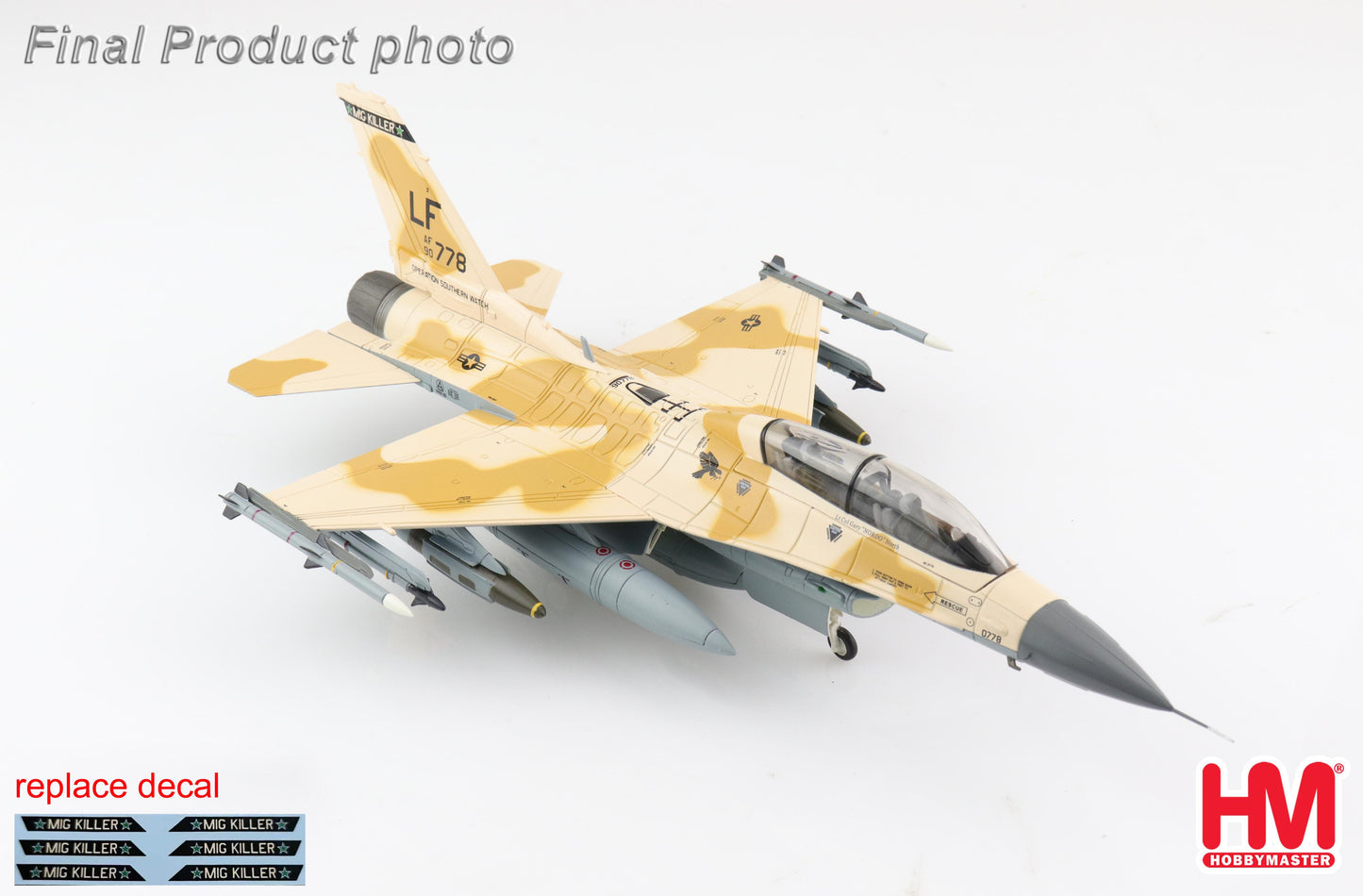 1/72 F-16D Fighting Falcon â€œMiG Killerâ€� 90-0778 310th FS Luke AF Base June 2022