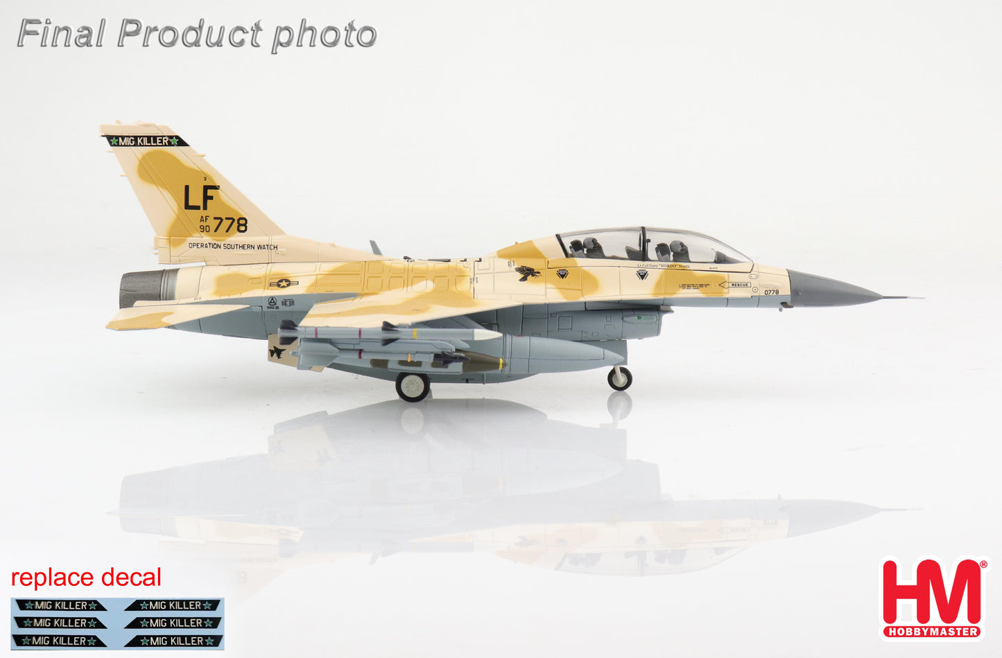 1/72 F-16D Fighting Falcon â€œMiG Killerâ€� 90-0778 310th FS Luke AF Base June 2022
