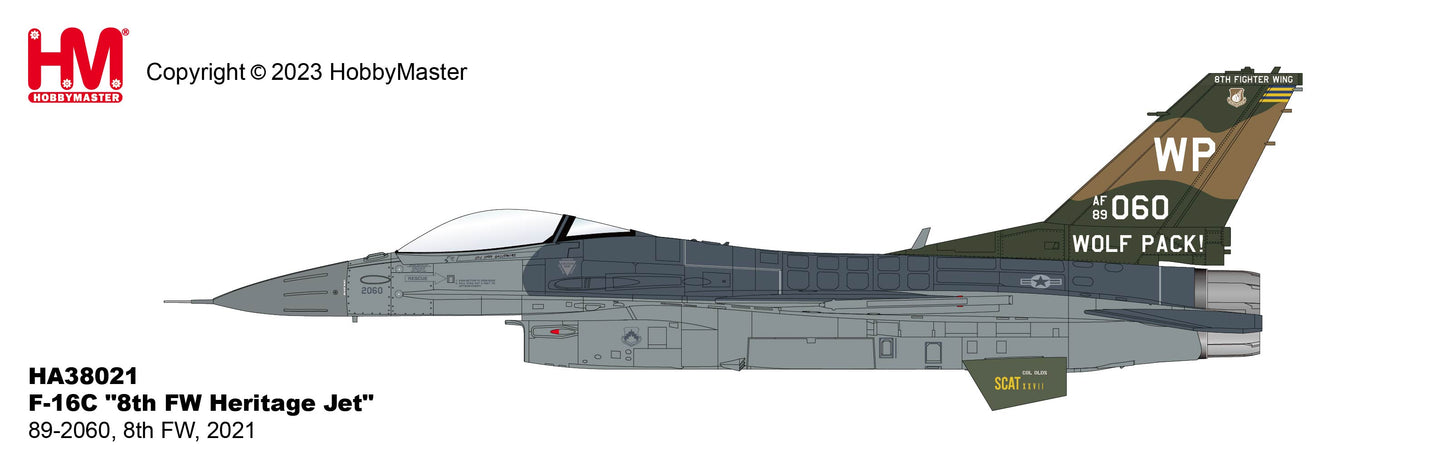 1/72 F-16C "8th FW Heritage Jet" 89-2060 8th FW 2021