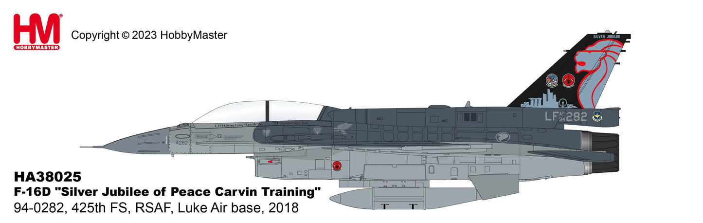 1/72 F-16D "Silver Jubilee of Peace Carvin Training" 94-0282 425th FS RSAF Luke Air Base 2018