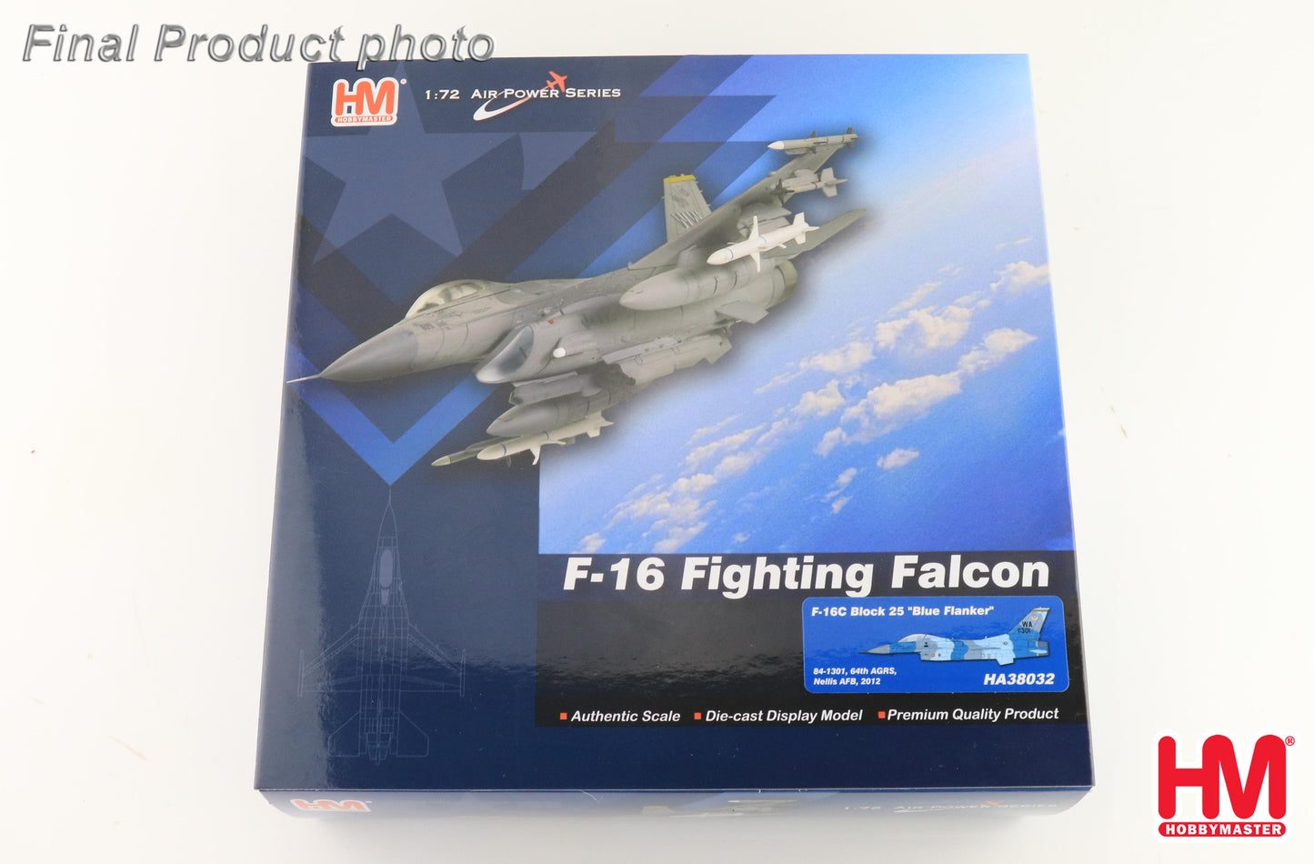 1/72 F-16C Block 25 "Blue Flanker" 84-1301 64th AGRS Nellis AFB 2012