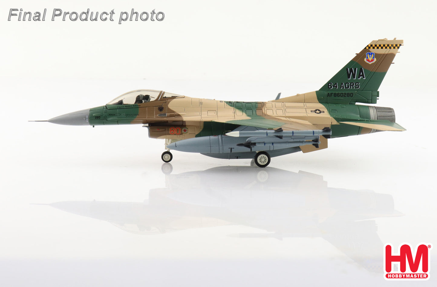 1/72 F-16C Block 32 "Lizard" 86-0280 64th AGRS Commander 2009-2010