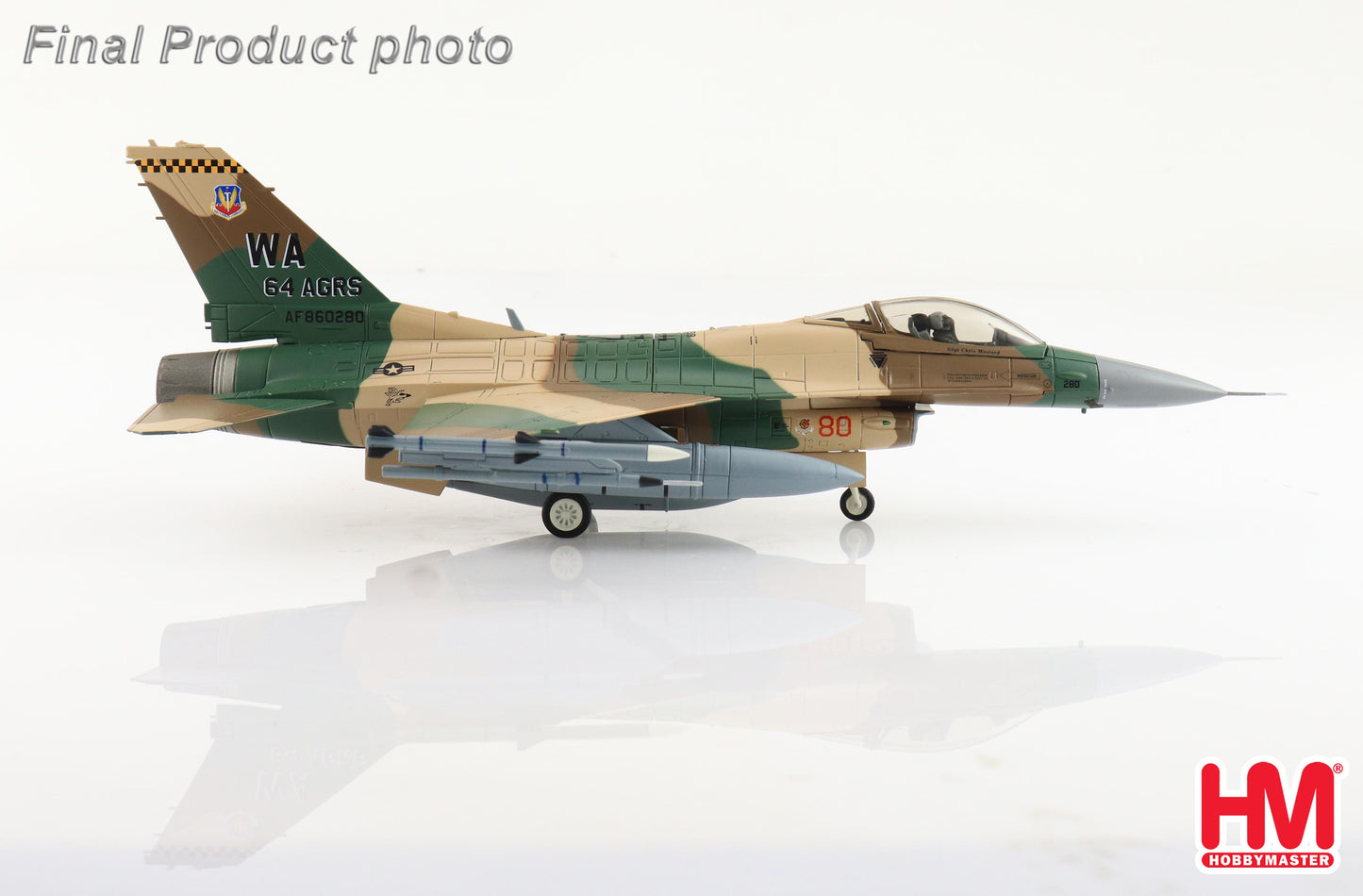 1/72 F-16C Block 32 "Lizard" 86-0280 64th AGRS Commander 2009-2010